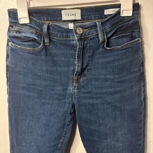Frame Denim Le High Straight in Hallam Chew Jeans